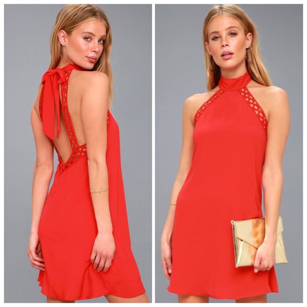 Lulu’s any away, shape or form red dress
